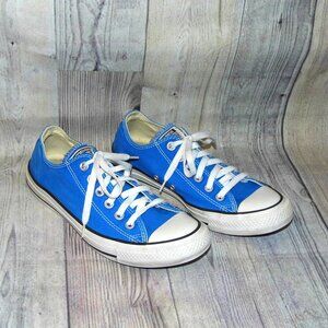 CONVERSE Chuck Taylor All Star OX Blue Sneakers Womens Size 8